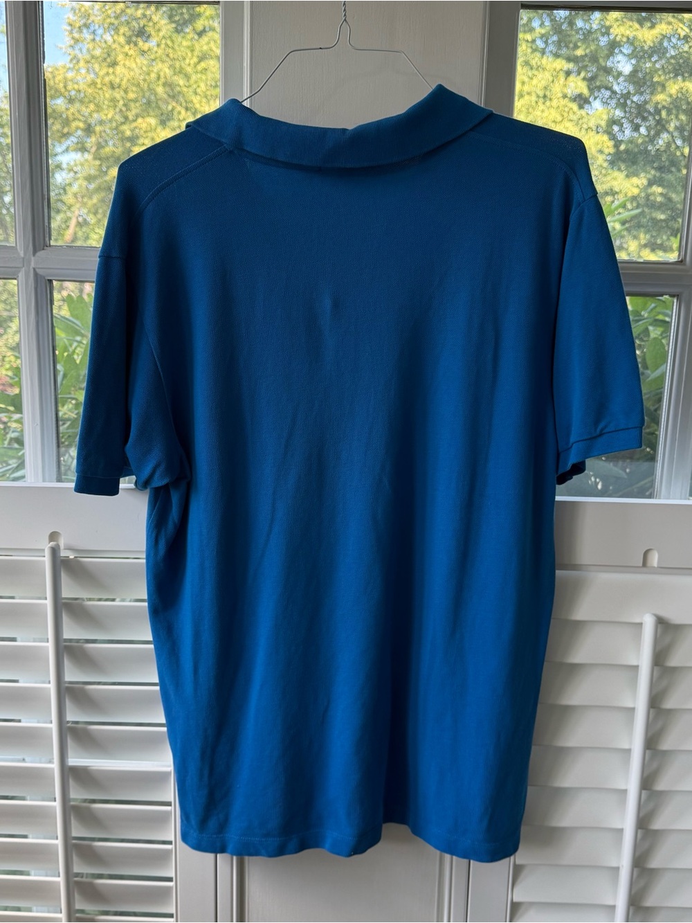 Burberry Blue Short Sleeve Polo Men’s Shirt - Picture 3 of 3